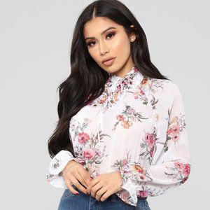 Fashion Nova Floral Top
